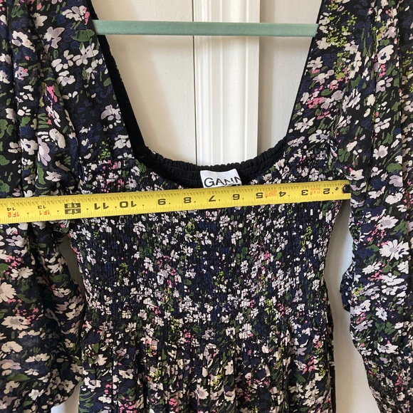 Floral Ganni Maxi Dress - Size 38 - Picture 4 of 4